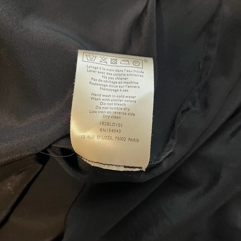 Sezane Black Blouse - Picture 10 of 10